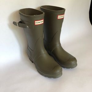 Matte Green Hunter Boots🌧